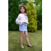 Embroidered blouse for girl "Spring Roses"
